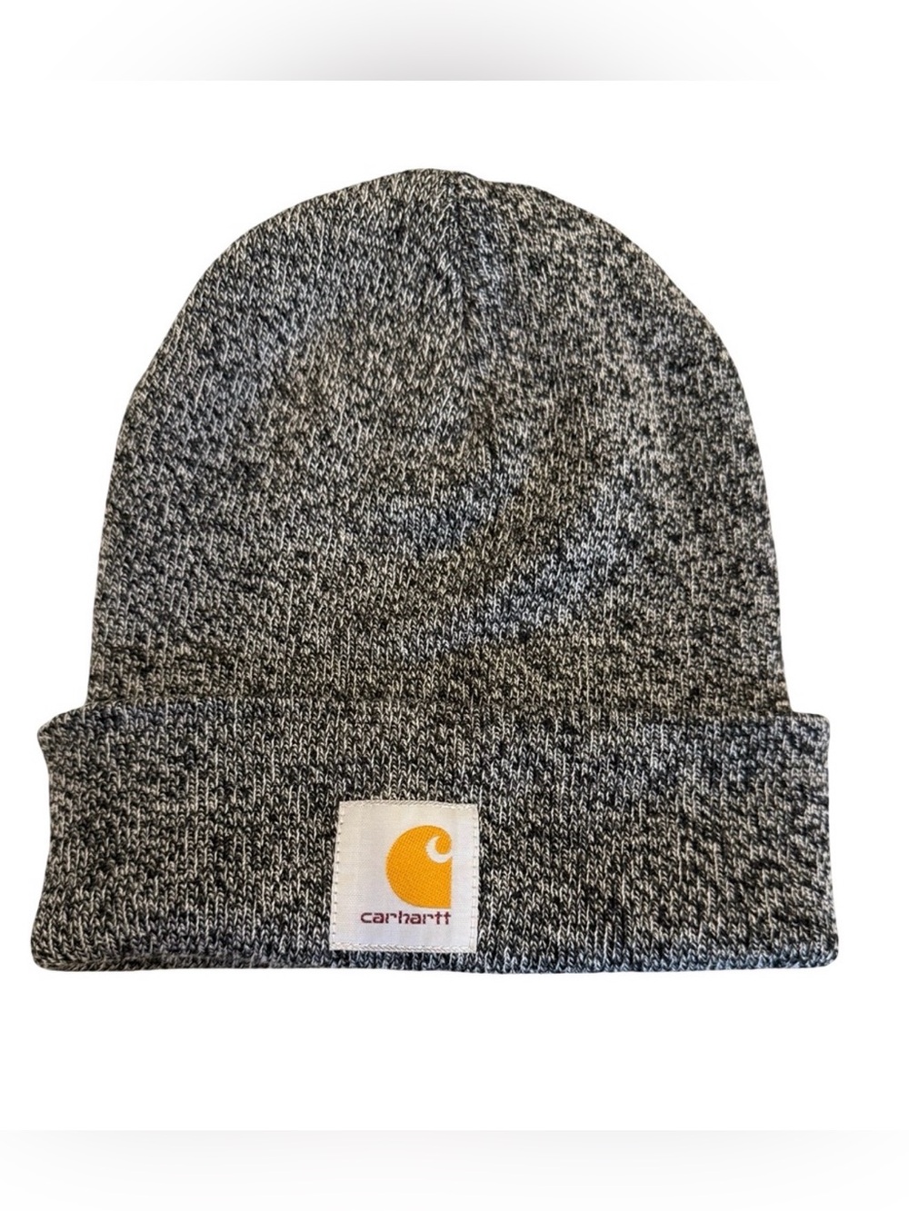 Carhartt Black and Gray Knit Beanie